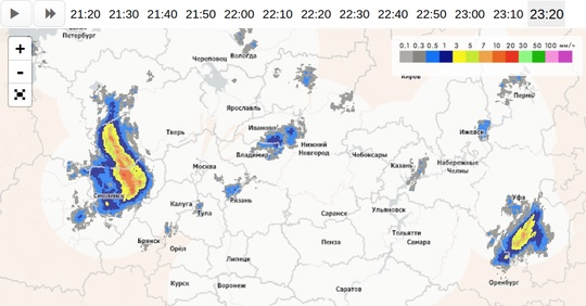 ⛈С субботы на воскресенье в Балашихе ожидается жара, дождь, гроза усиление ветра с порывами до 17 м/с. Жителей..