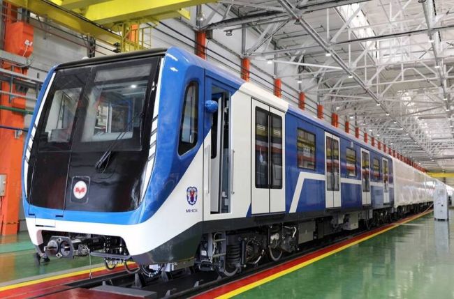 Мытищинский метровагонмаш отправил в Белоруссию первый поезд метро «Минск 2024»  До конца 2024 года..