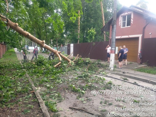 После урагана предпринимаются действия по устранению последствий стихии. В данный момент задействованы..