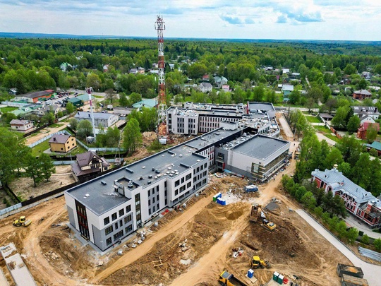 Завершается строительство нового здания физико-математического лицея в Сергиевом Посаде  В Сергиевом..