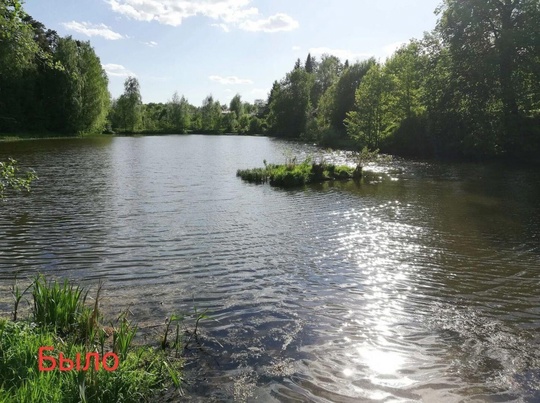 Историческое место в деревне Воронки находится в плачевном состоянии  Река Праслиха образует каскад прудов..