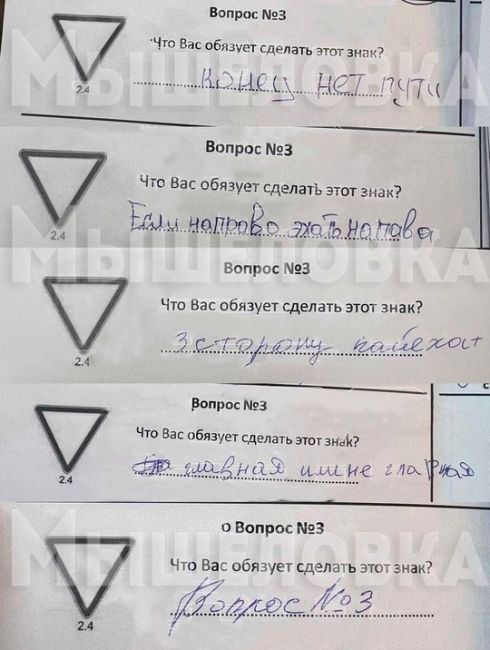 В сети нашли результаты экзамена по ПДД для мигрантов, работающих в такси. С причинами большого количества..