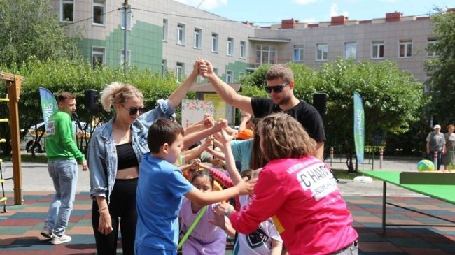 Дружной командой отметили День двора в Мытищах  Веселые, надежные, дружелюбные и ответственные – именно о..