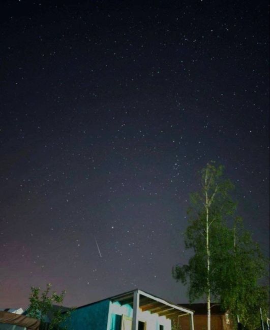 💫 Этой ночью в московском регионе можно было увидеть пик звездопада Персеиды  Фото из разных районов..