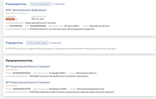 Продолжаем рассказывать про новых подрядчиков, реорганизуемой УК "Подольск".  ООО "Центральный-Дубровицы"..