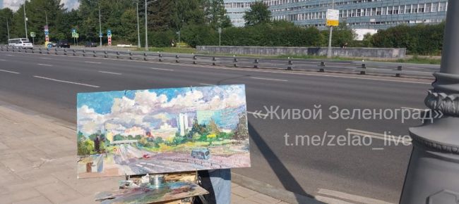 🎨У МИЭТа можно увидеть девушку, которая рисует.  Такой вид живописи называется «пленэр». Это слово..