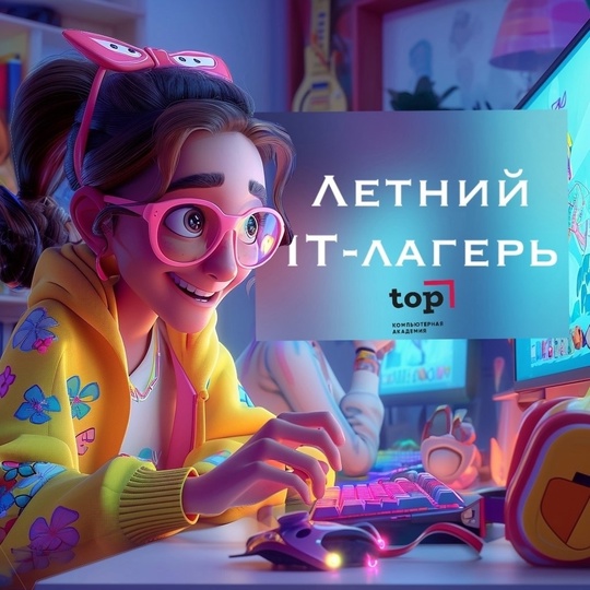 ☀Летние IT-каникулы в ТОП Академии в Коломне! 
‼Последняя смена этим летом! Спешите забронировать место! 
С 12..