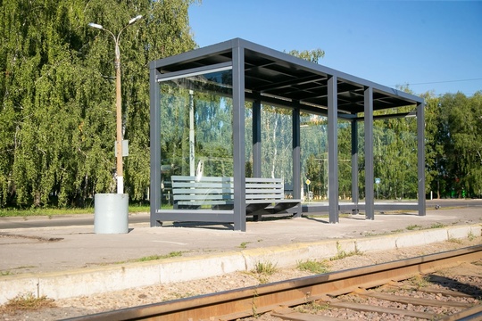 🚋 В Коломне продолжается модернизация трамвайных остановок  В Коломне продолжают программу по..