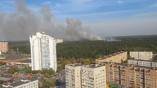 🚒🔥"Горит лес,Ул.Майкла Лунна 5" 
"Что-то горит на 2й Балашихе. Дым видно издалека. Такое ощущение что-то в..