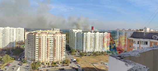 🚒🔥"Горит лес,Ул.Майкла Лунна 5" 
"Что-то горит на 2й Балашихе. Дым видно издалека. Такое ощущение что-то в..