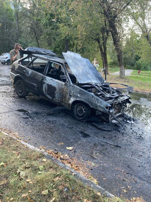 В Чкаловском сегодня сгорела..