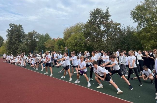 Здоровое поколение – будущее страны: мытищинских школьников собрал Единый день..