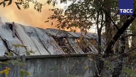 Утренний пожар, видневшийся из многих одинцовских домов, произошел на улице Горбунова в Москве, близ..