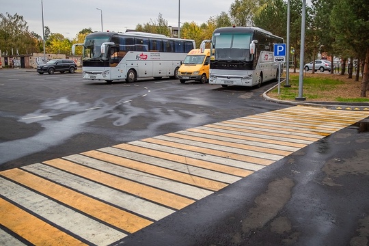 Около Барвихинской школы обустроили разворотную площадку для автомобилей 🚗  Как сообщает пресс-служба..