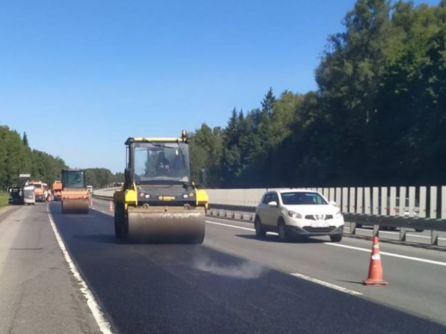 На Ярославском шоссе в Пушкино провал грунта был устранен за полтора часа.  В Пушкино, расположенном в..