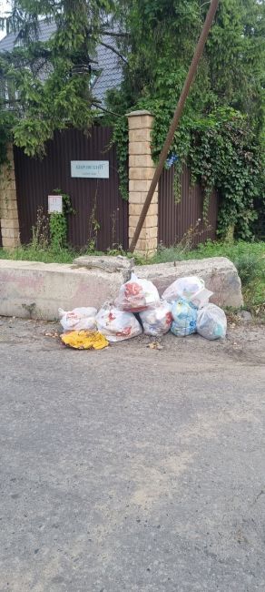 Новая точка несанкционировнного сваливания мусора перекресток ул. Чапаева и пер. Кировский в..