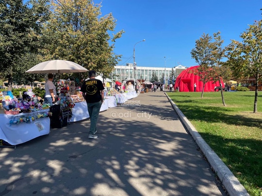 Центральная площадь Одинцово готова к празднованию Дня города..