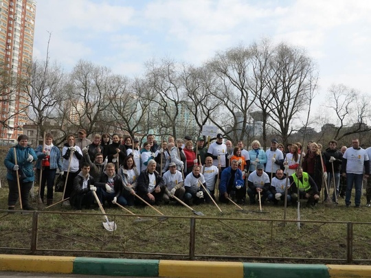 Сегодня, 21 сентября, в 10:00 пройдёт субботник по адресу:  📍Красногорский бульвар д.18-20 (площадь Тихая..