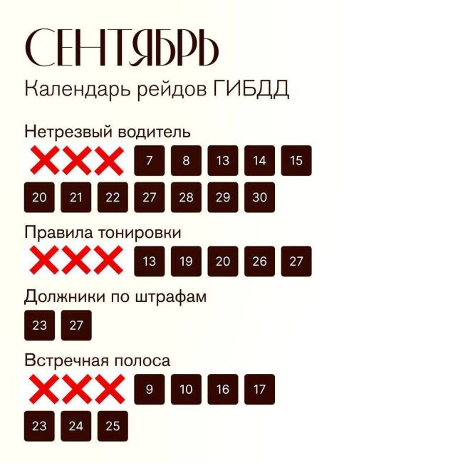 В сентябре в Москве будут проведены масштабные рейды ГИБДД по выявлению нарушителей правил дорожного..