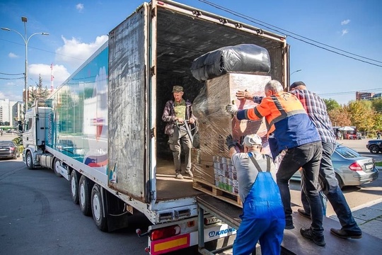 В Одинцово собирают очередной гуманитарный конвой для Курской области 🤝  Партия груза уже формируется в..