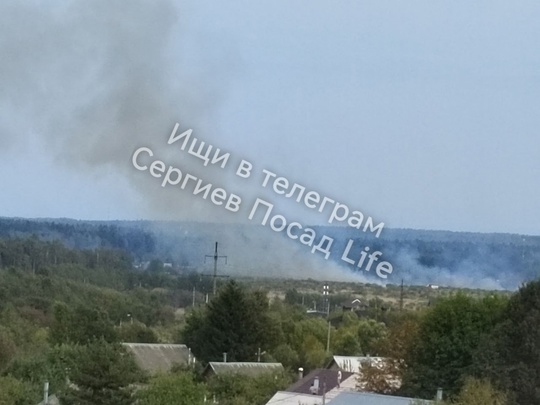 Что-то горит примерно в 800х метрах от новой  школы в Зубачëво  Сообщает..