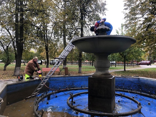 ⛲ Перед началом зимнего сезона в Подмосковье завершился сезон работы фонтанов. В городском округе Коломна..