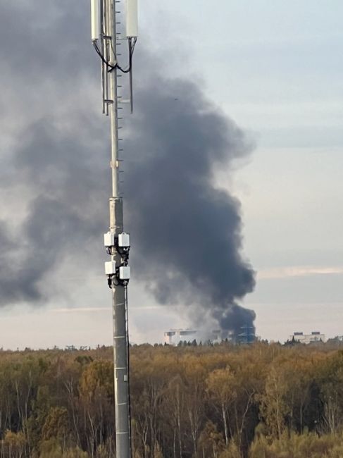 Что горит в Полёте? Дым видно в Электростали из-за..