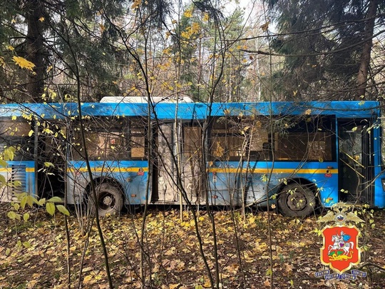 В Мытищах водитель автобуса съехал в кювет и врезался в дерево 
Пассажиры не пострадали. По предварительной..