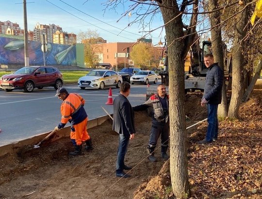 В рамках партпроекта «Безопасные дороги» в Долгопрудном начались работы по реконструкции участка дороги на..