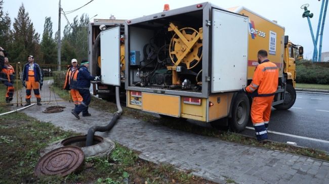 Аварийная ситуация с водоотведением в Мытищах устранена  Специалисты ООО «Водопроводно-канализационные..