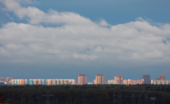 Тучи над городом встали... Сильный северный ветер принёс из Мурманска красивые тёмные тучи с белокрылыми..