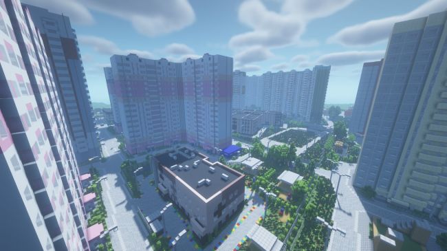 Микрорайон Центральный в Minecraft  Полтора года назад здесь были опубликованы скриншоты небольшой части карты..