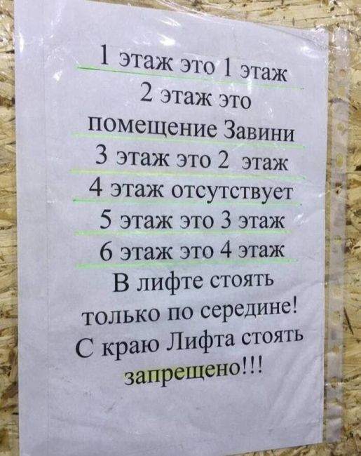 😁Чтобы воспользоваться лифтом в жилом комплексе в Москве, необходимо иметь высшее..