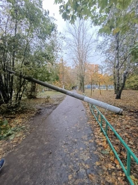 На 16:00 многие последствия непогоды до сих пор не убраны. То ли коммунальщики не в курсе, то ли не справляются,..