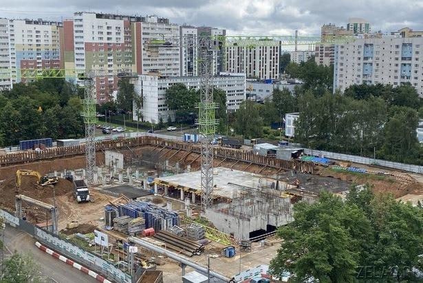 🏗В Зеленограде активно продолжается строительство домов в рамках программы реновации. Начальник..