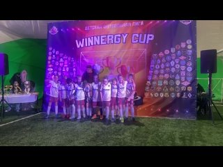 Наша местная команда ФК Добрыня по футболу выиграла Winnergy cup у москвичей! Дальше..