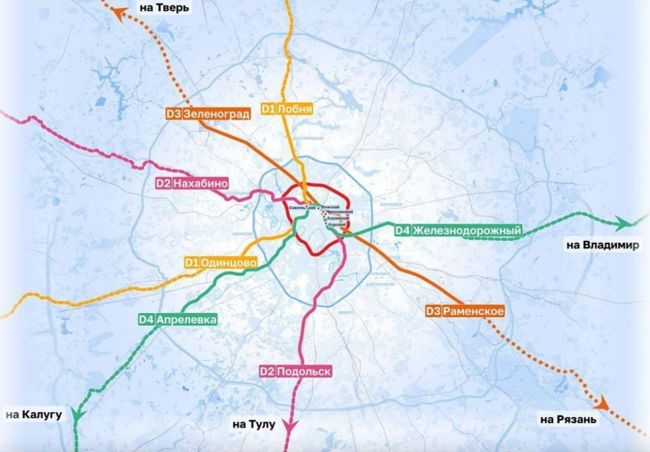 Продление МЦД в регионы стартует в 2025 году.  Продление Московских центральных диаметров в другие регионы..