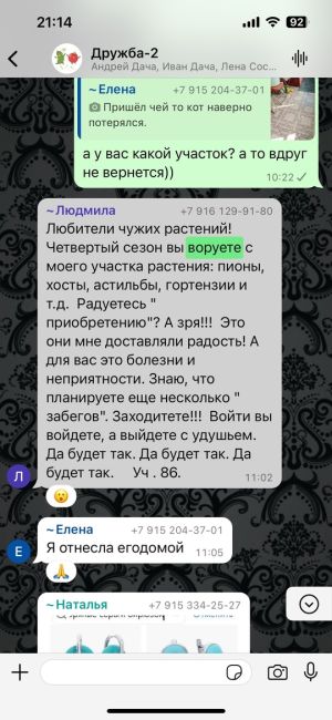 На Сходне женщина не смогла пройти мимо ухоженного садика на ул.Ленина…
Взяла и выдрала цветочный куст,..