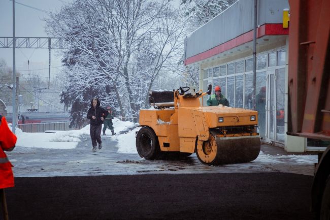 Идеальная погода для асфальта  Фото:..