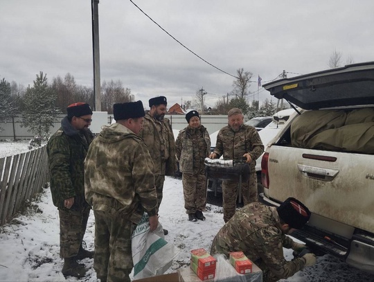 Гуманитарную помощь для бойцов СВО отправило Станичное казачье общество Богородского округа 
Защитникам..