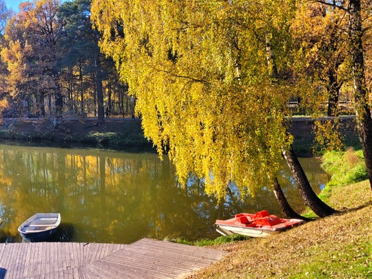 Яркая осень в парках..