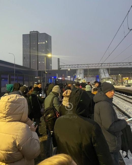 В Сколково тоже ждут и трудно представить, в какую по счету электричку после «пробки» они смогут влезть..