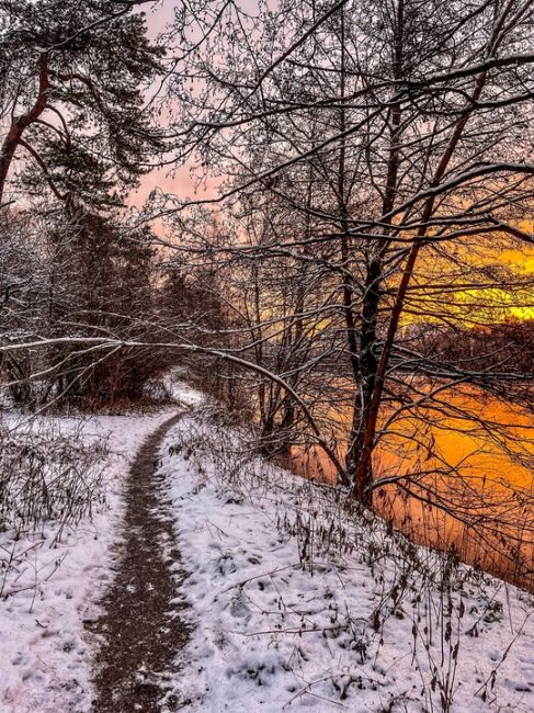 Огненное утро..