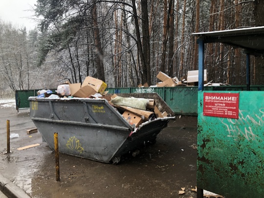 Добрый день, администрация!
Быковского 20. Вроде въезд в лесопарк запрещен и ввоз мусора и поставлены..