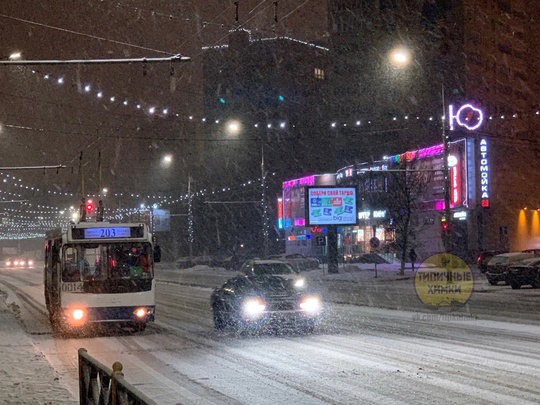 🌨️ Сильный снег, метель и ветер с порывами до 14 м/с ожидаются в Химках примерно с полуночи и до 9 утра..