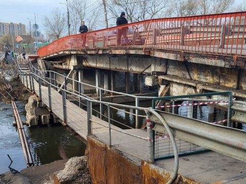 Жители Пироговского смогут ездить по новому мосту через Клязьму в первом квартале 2028 года  Новый мост взамен..