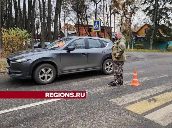 На Первомайской улице в Пушкино обновили дорожную разметку.  В Пушкино, расположенном в Подмосковье,..