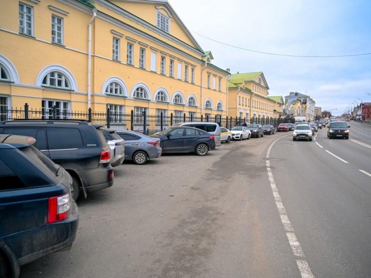 Зоны с платными парковками планируют ввести в центре Сергиева Посада  Центральная часть Сергиева Посада..