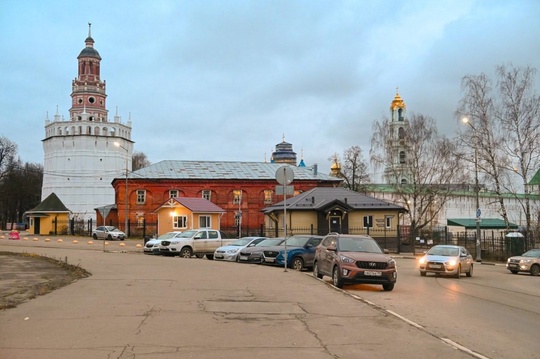 Зоны с платными парковками планируют ввести в центре Сергиева Посада  Центральная часть Сергиева Посада..