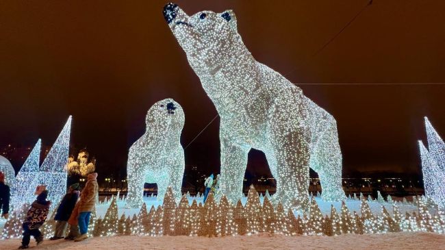 🐻‍❄В парке Акведук теперь можно увидеть знаменитых белых..